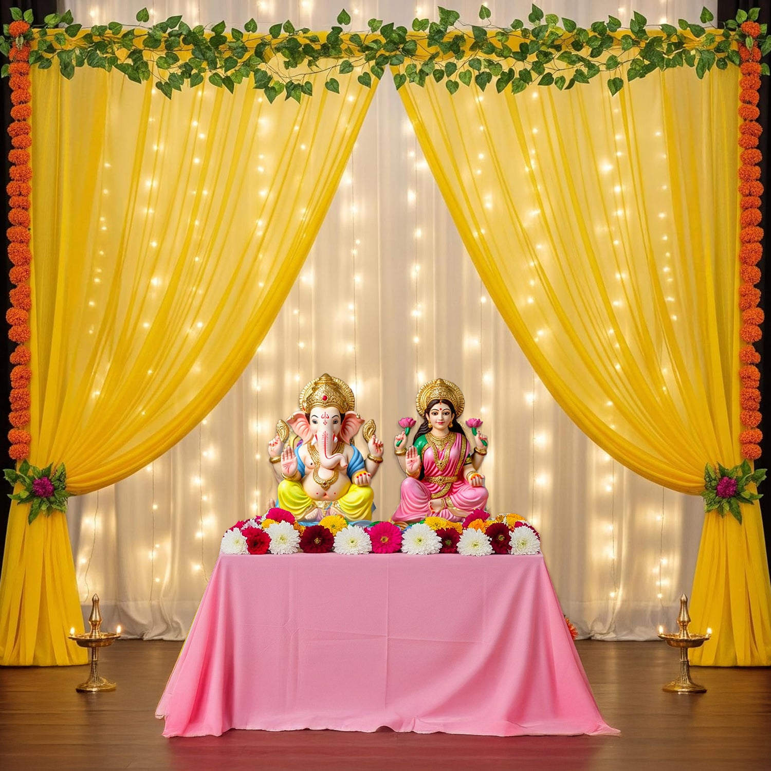 Divine Yellow Diwali Decor