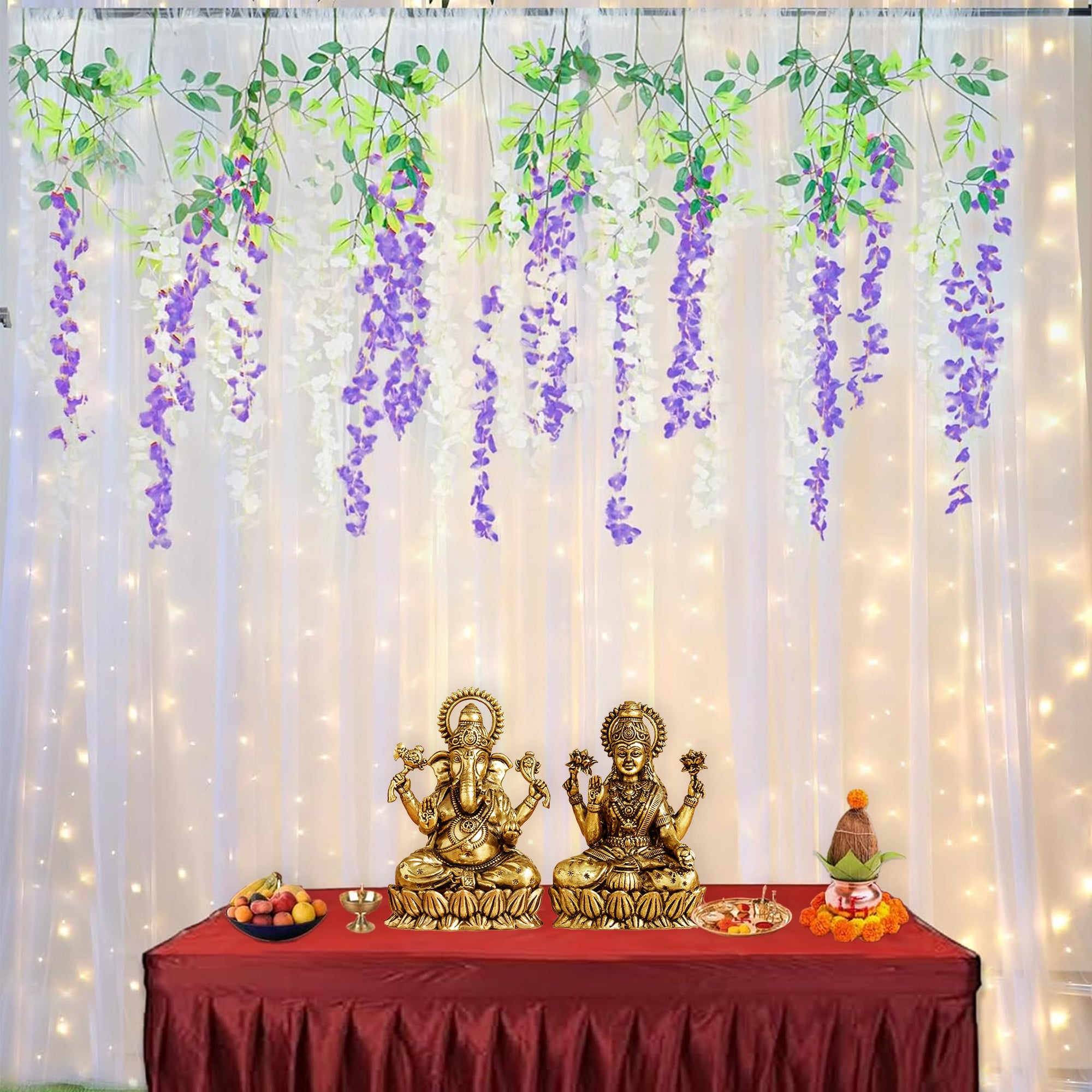 Divine Diwali Purple Decor