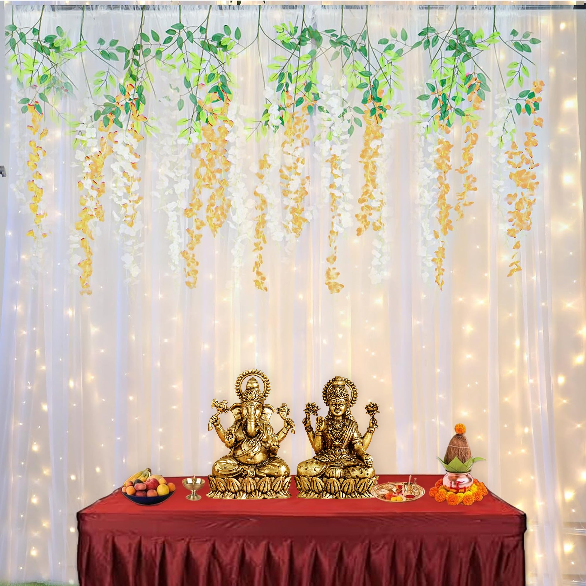 Divine Diwali Yellow Decor