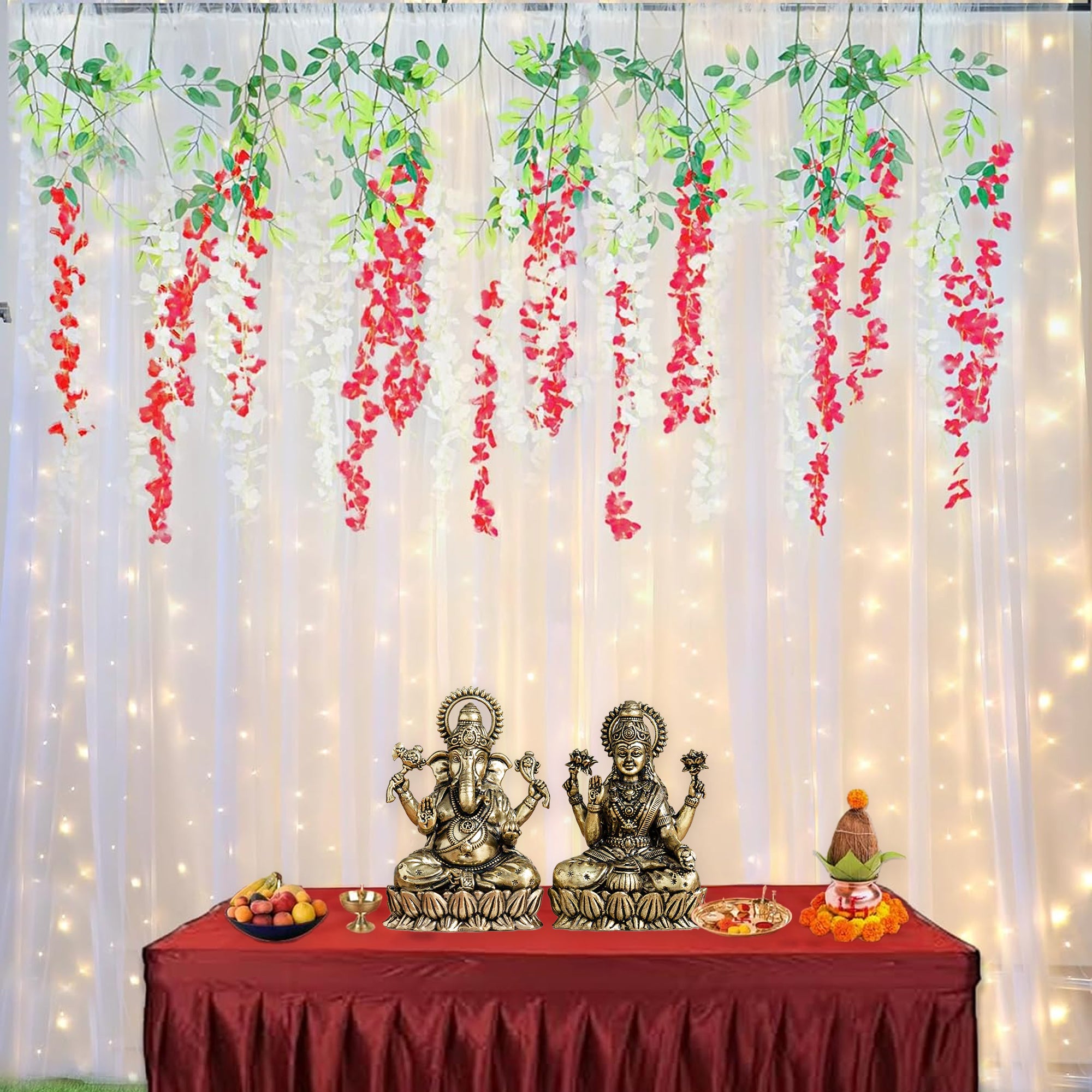 Divine Diwali Red Decor