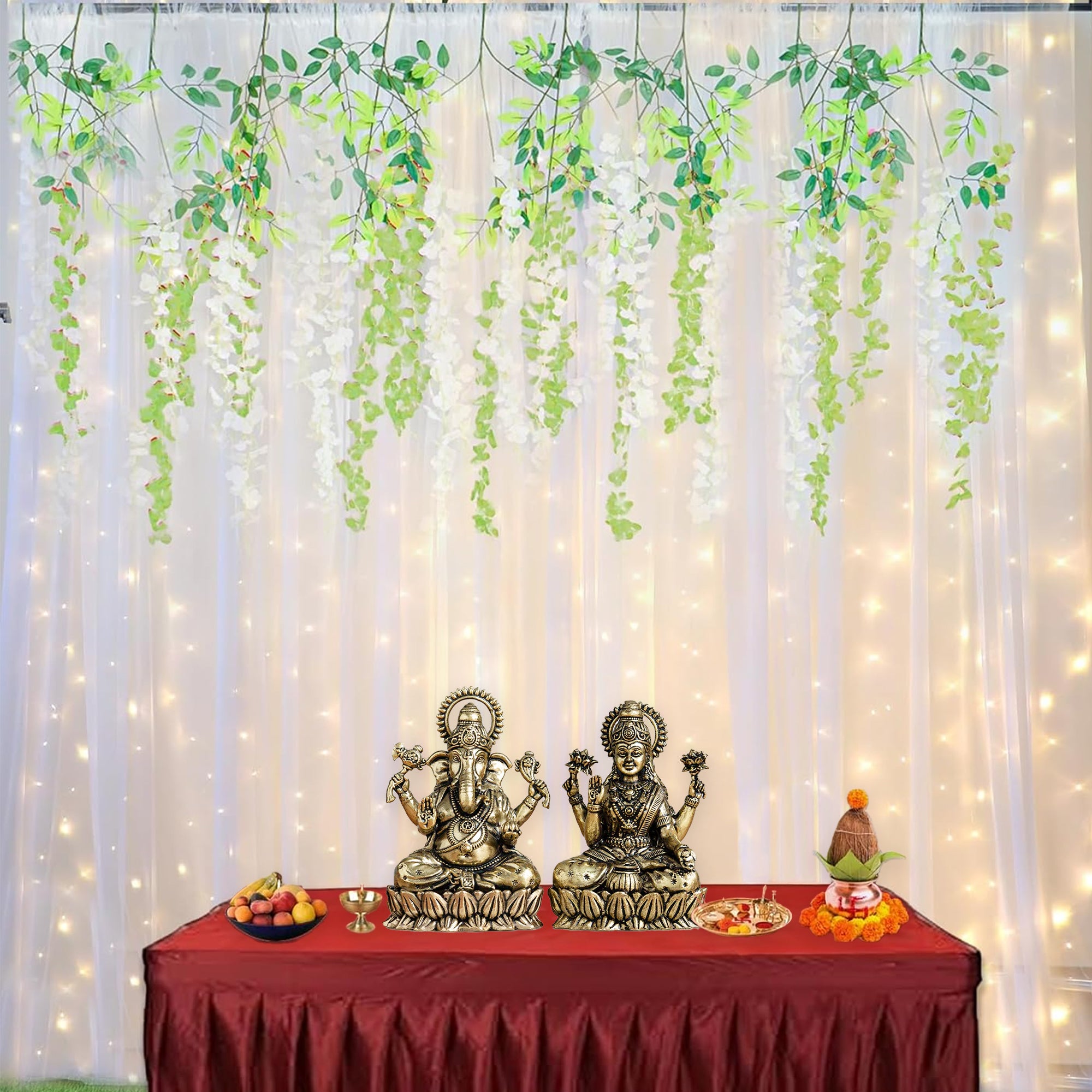 Divine Diwali Green Decor