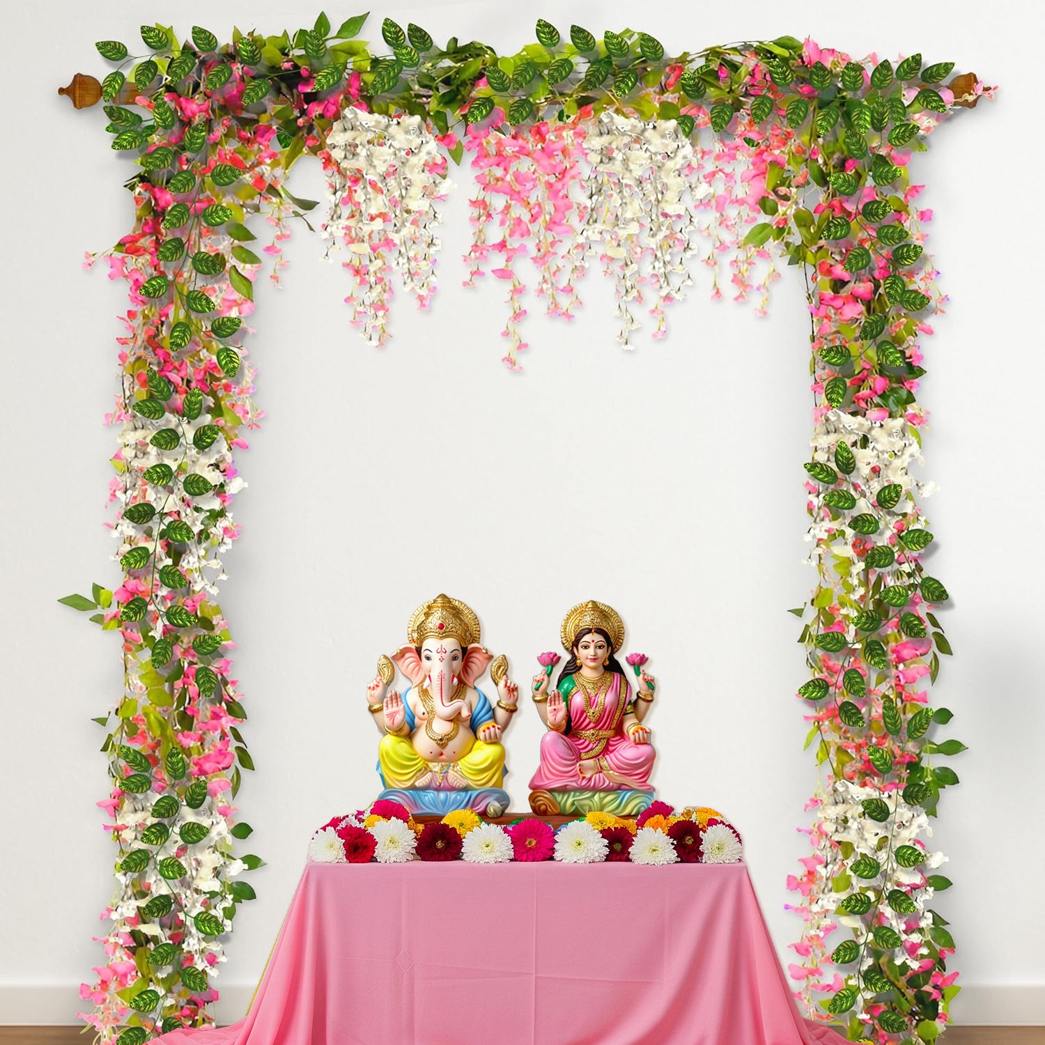 Pastel Charm Diwali Setup