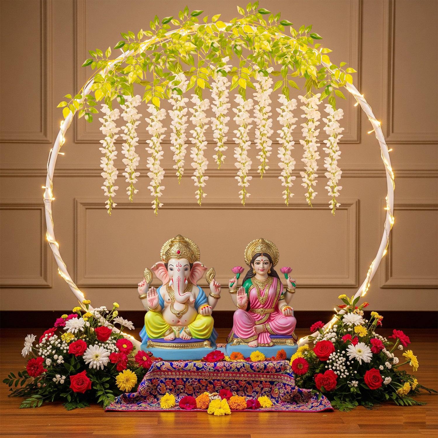Divine Diwali Wisteria with Stand