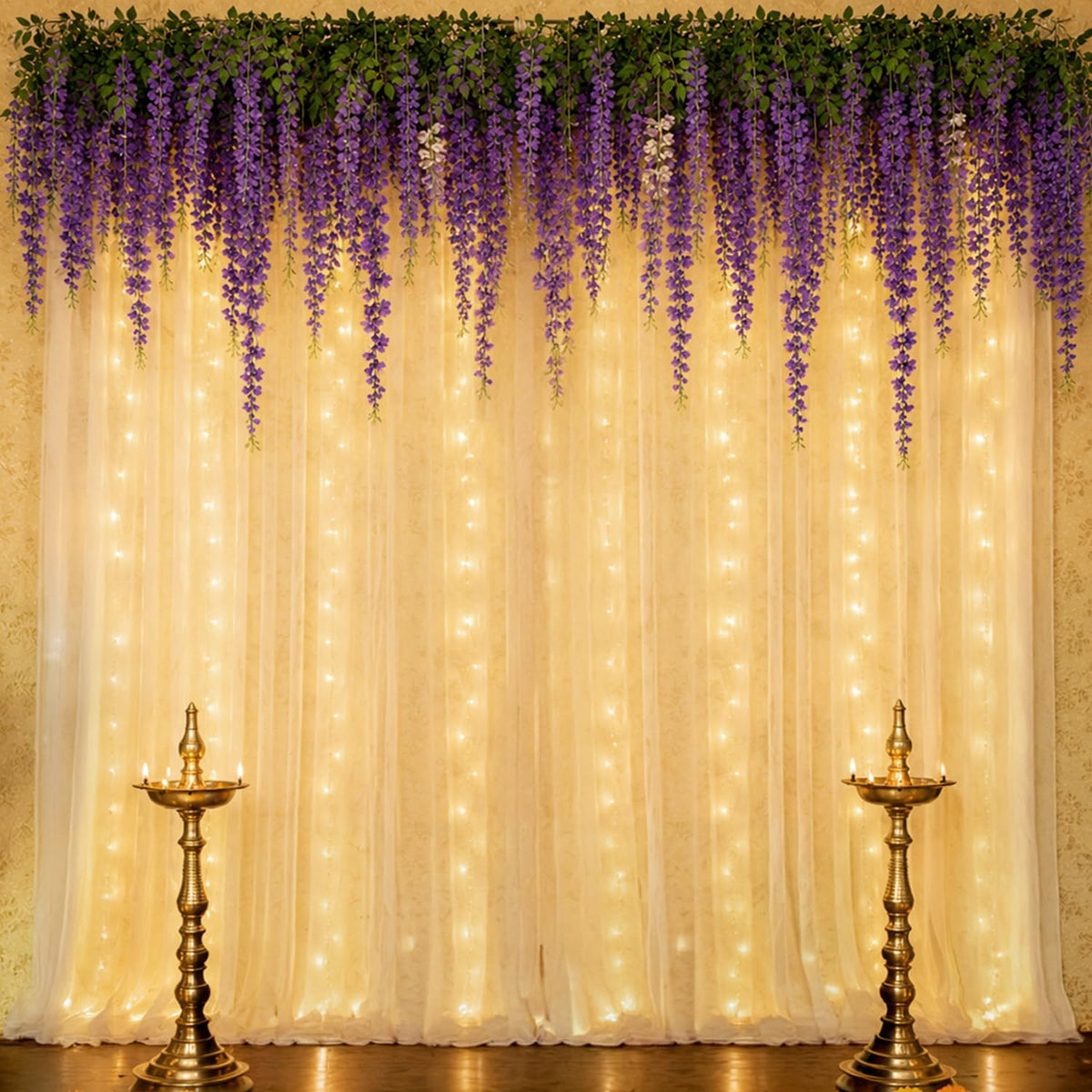 Purple Wisteria Diwali Decor Kit