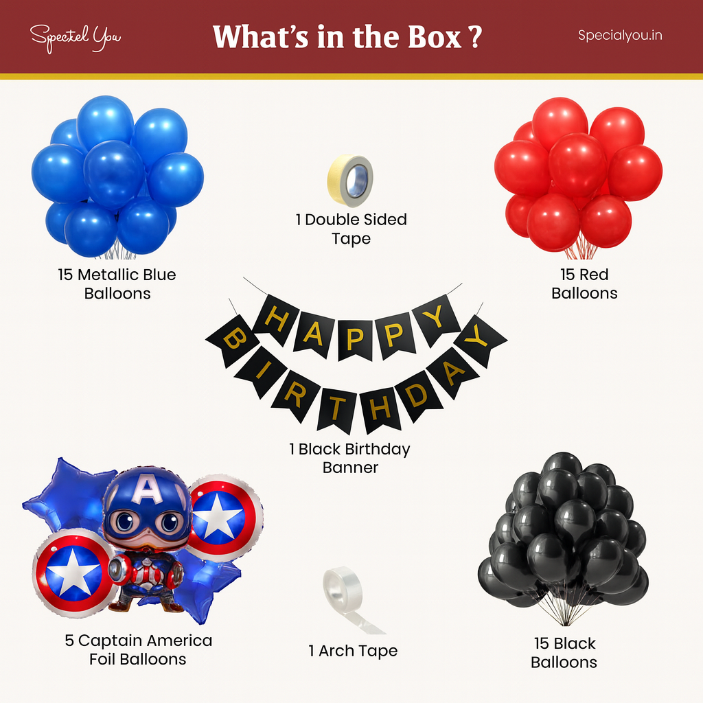 Captain America Theme Decor - Special You