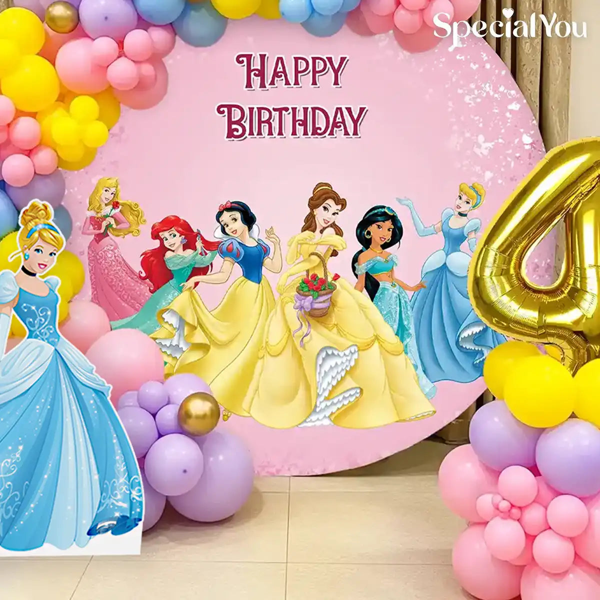 Princess Theme Ring Balloon Decor