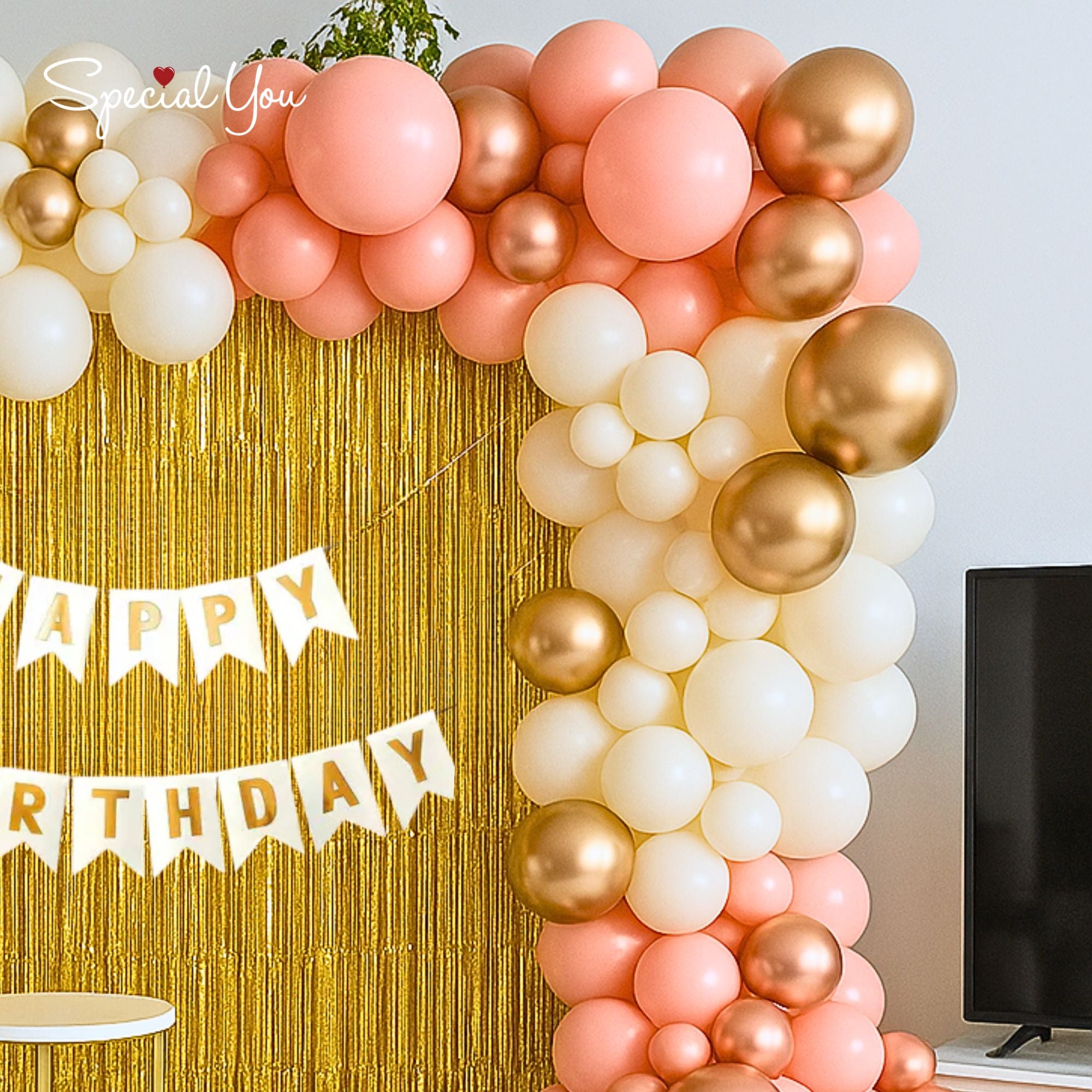 Peach & Beige  Blush Celebration