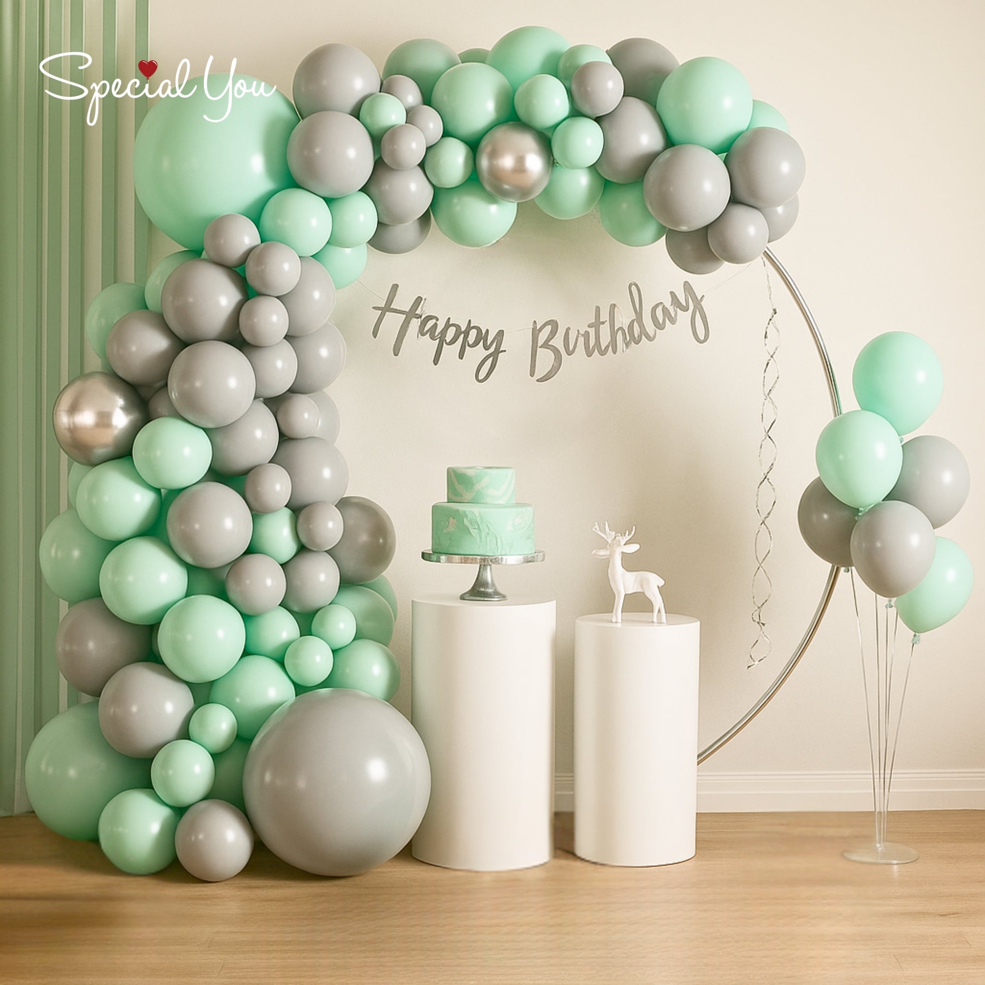Mint Grey Bliss decor