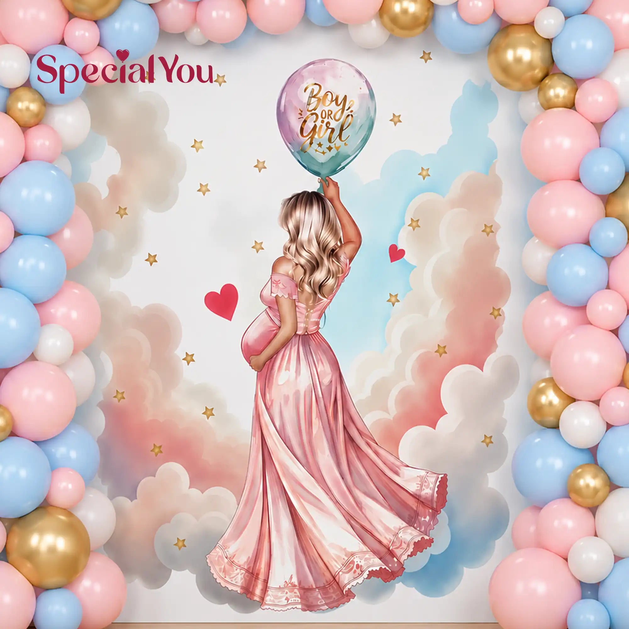 Princess Theme Baby Shower Decoration