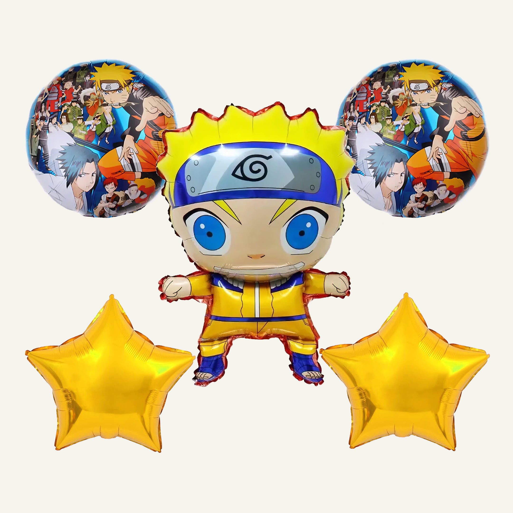 Naruto foil balloon decoration set