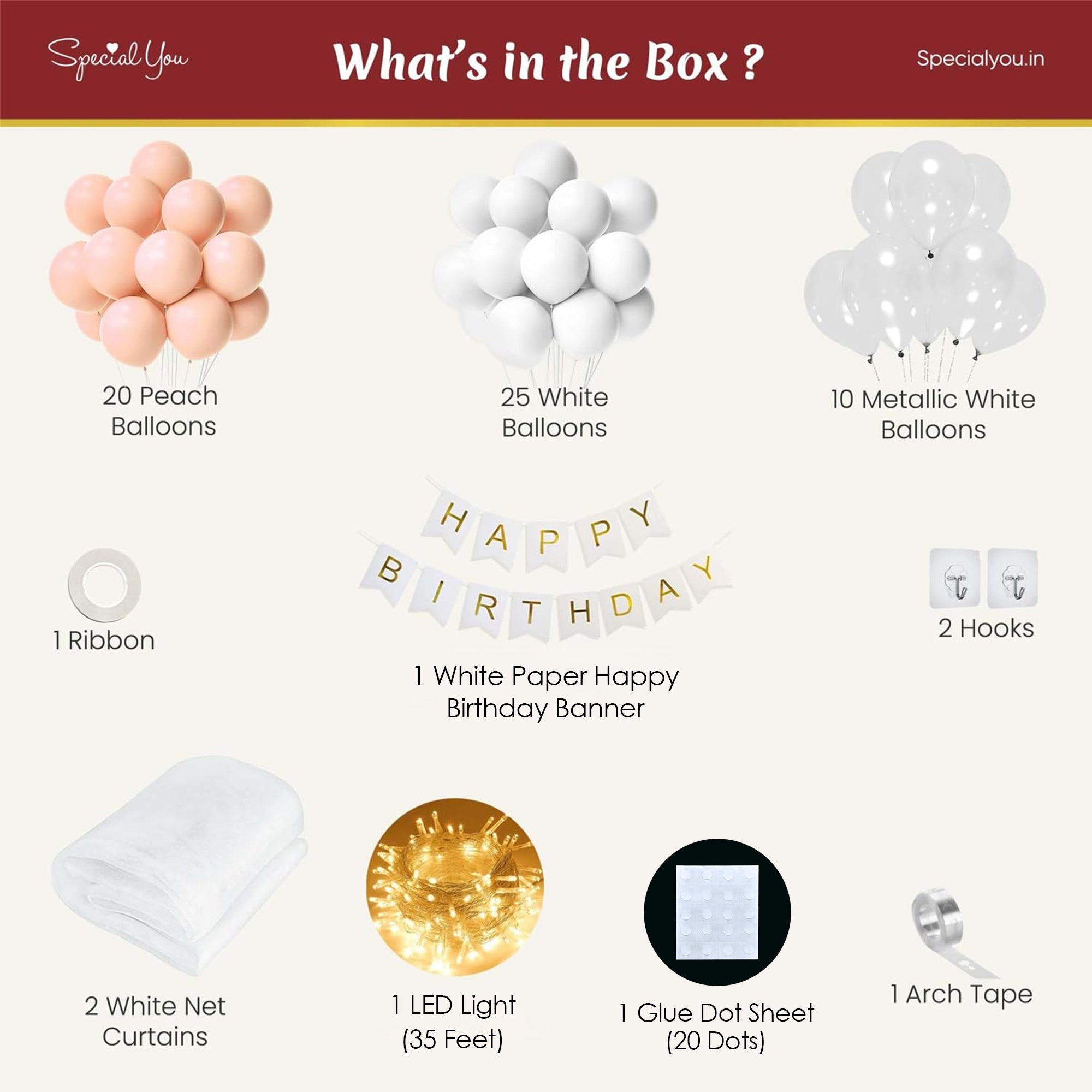 Pastel Theme Birthday Decoration item kit for girls