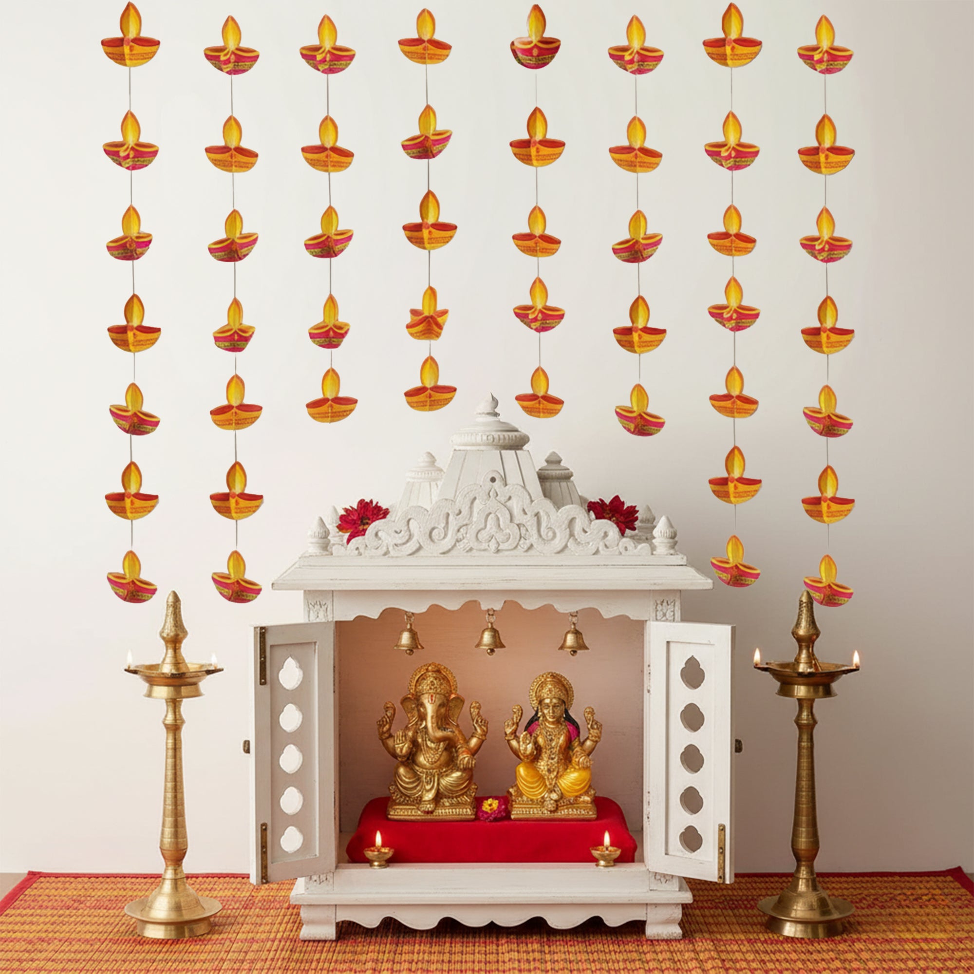 Frill Diya Hanging Decoration For Diwali