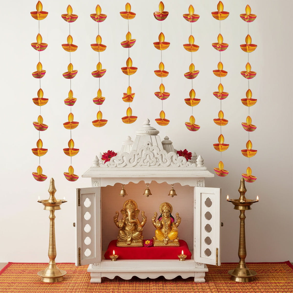 Frill Diya Hanging Decoration Kit For Diwali