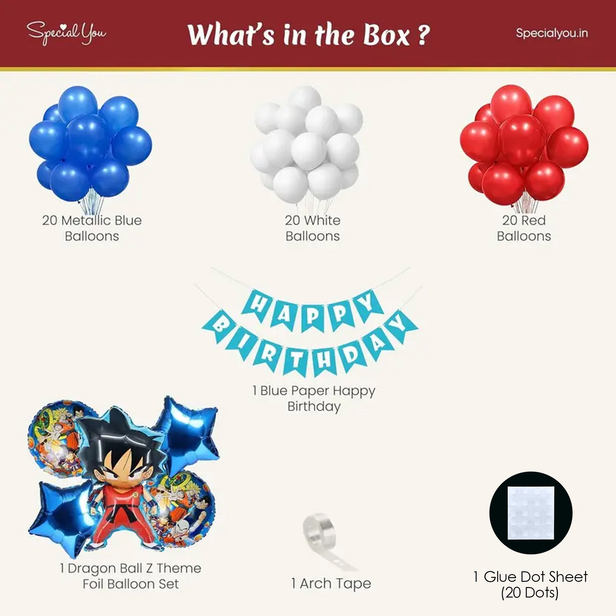 Dragon Ball Theme Birthday Decoration - Special You
