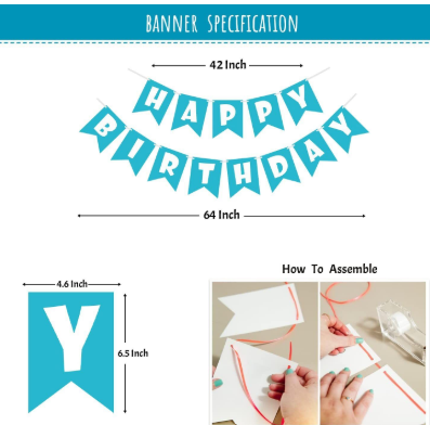 Frozen-themed DIY Birthday Decoration Kit For Girls