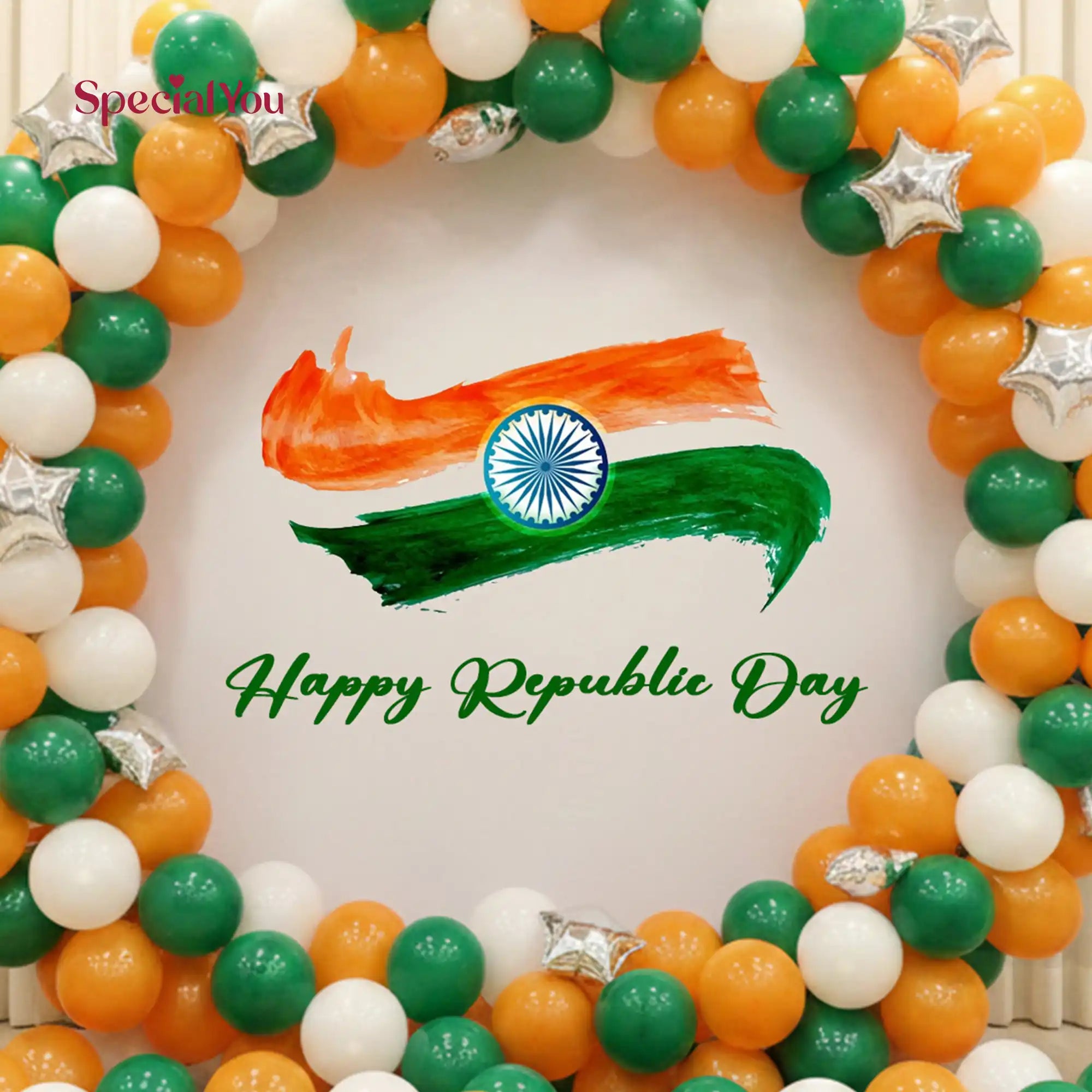 Happy Republic day Ring decor