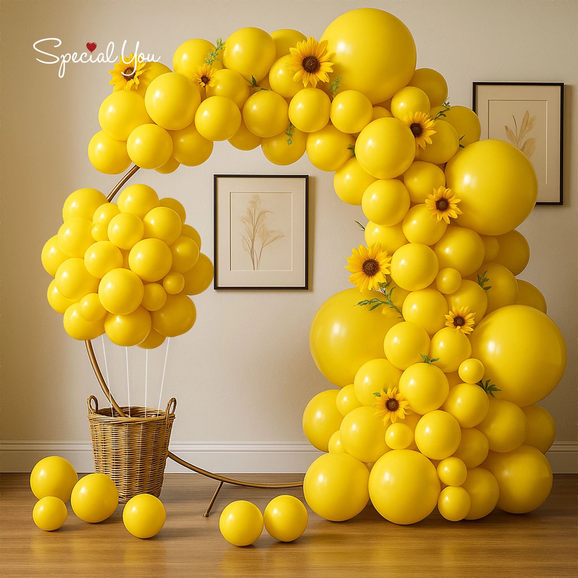 Sunflower Balloon Decor
