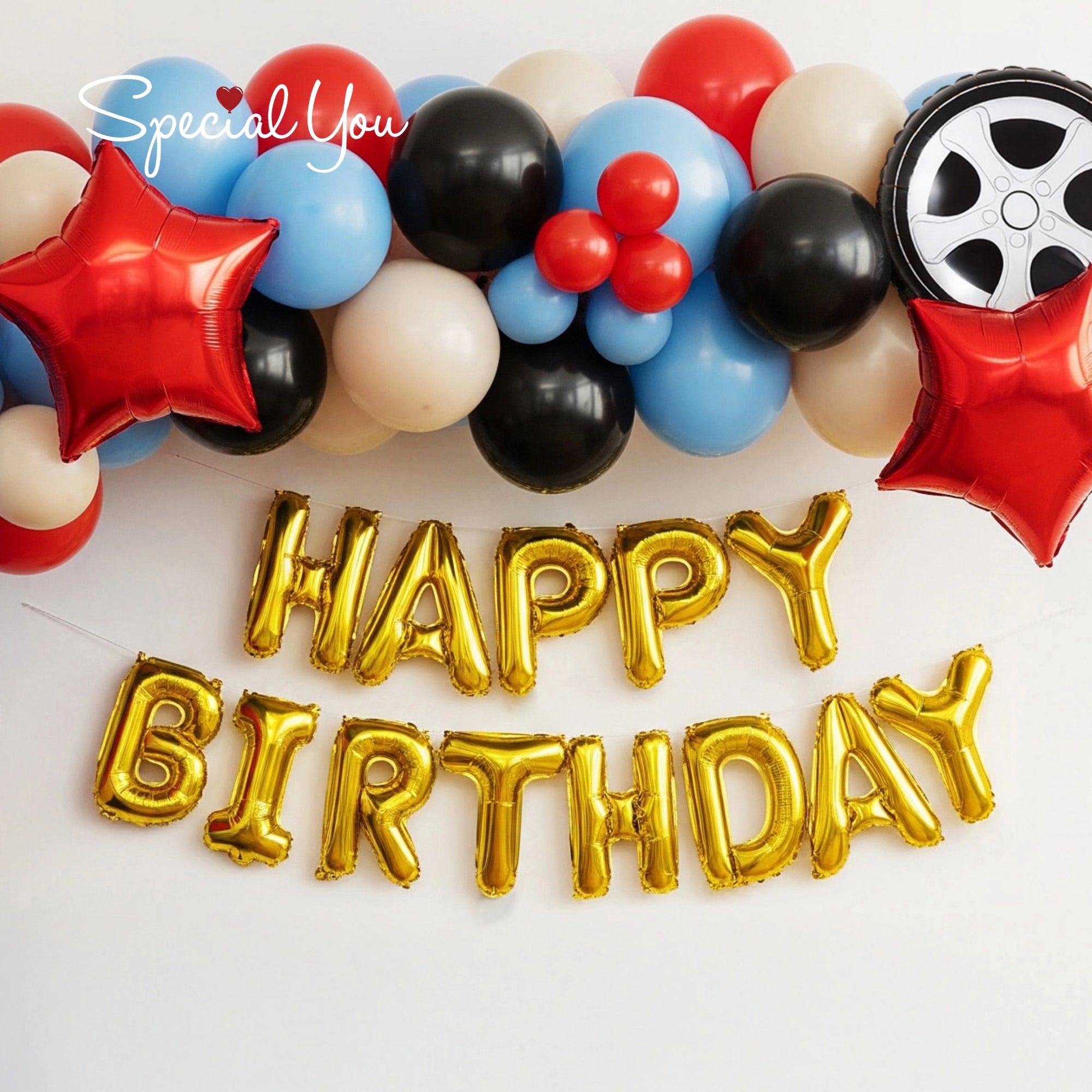 Bike Theme Birthday Decor