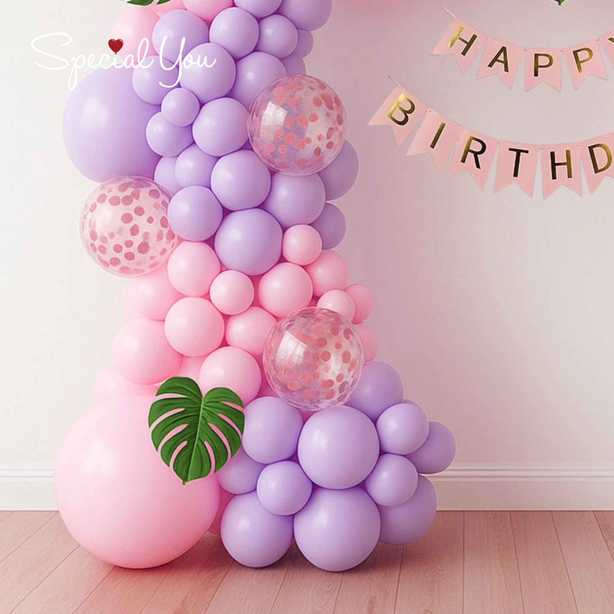 Pink & Purple Birthday Decor