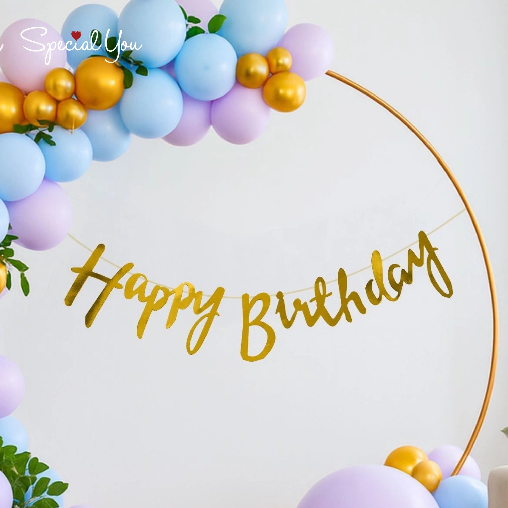 Lavender Luxe Ring Birthday Decor