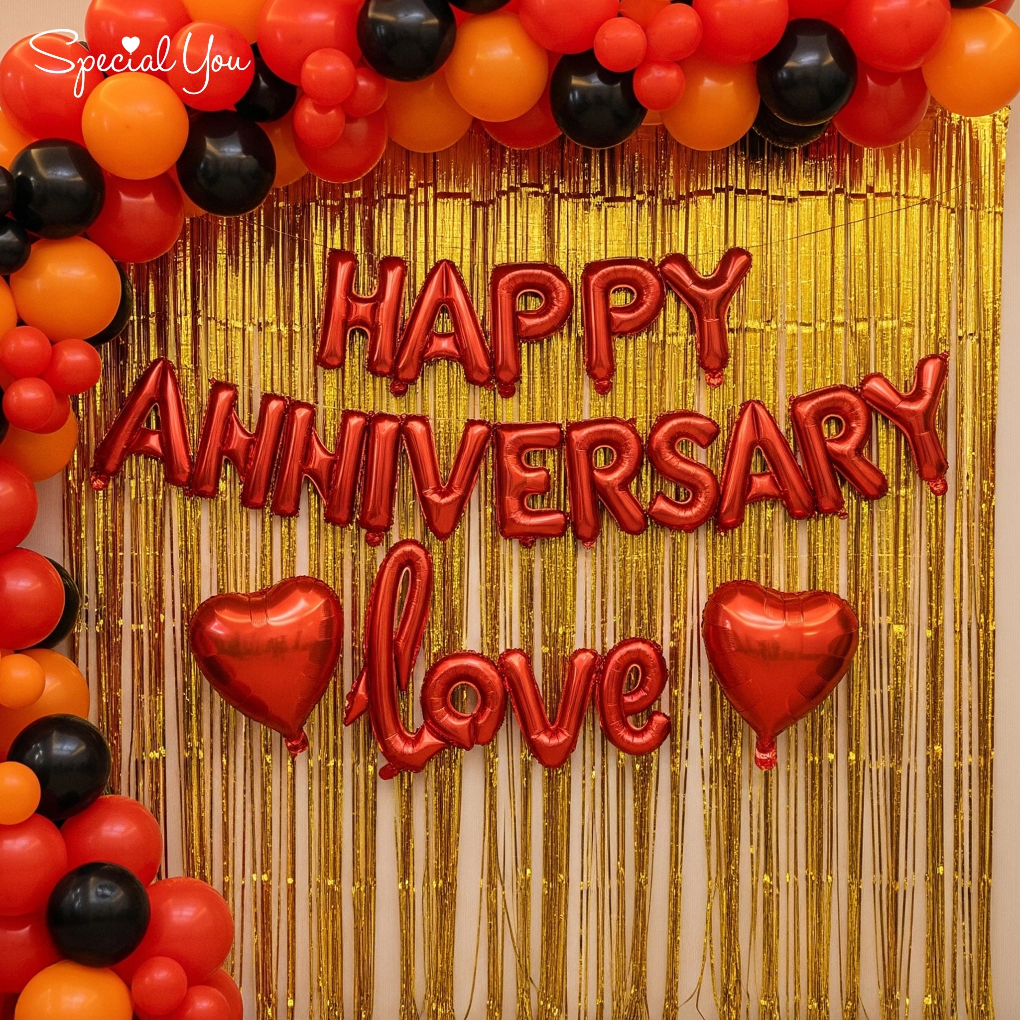 Romantic Anniversary Celebration Decor