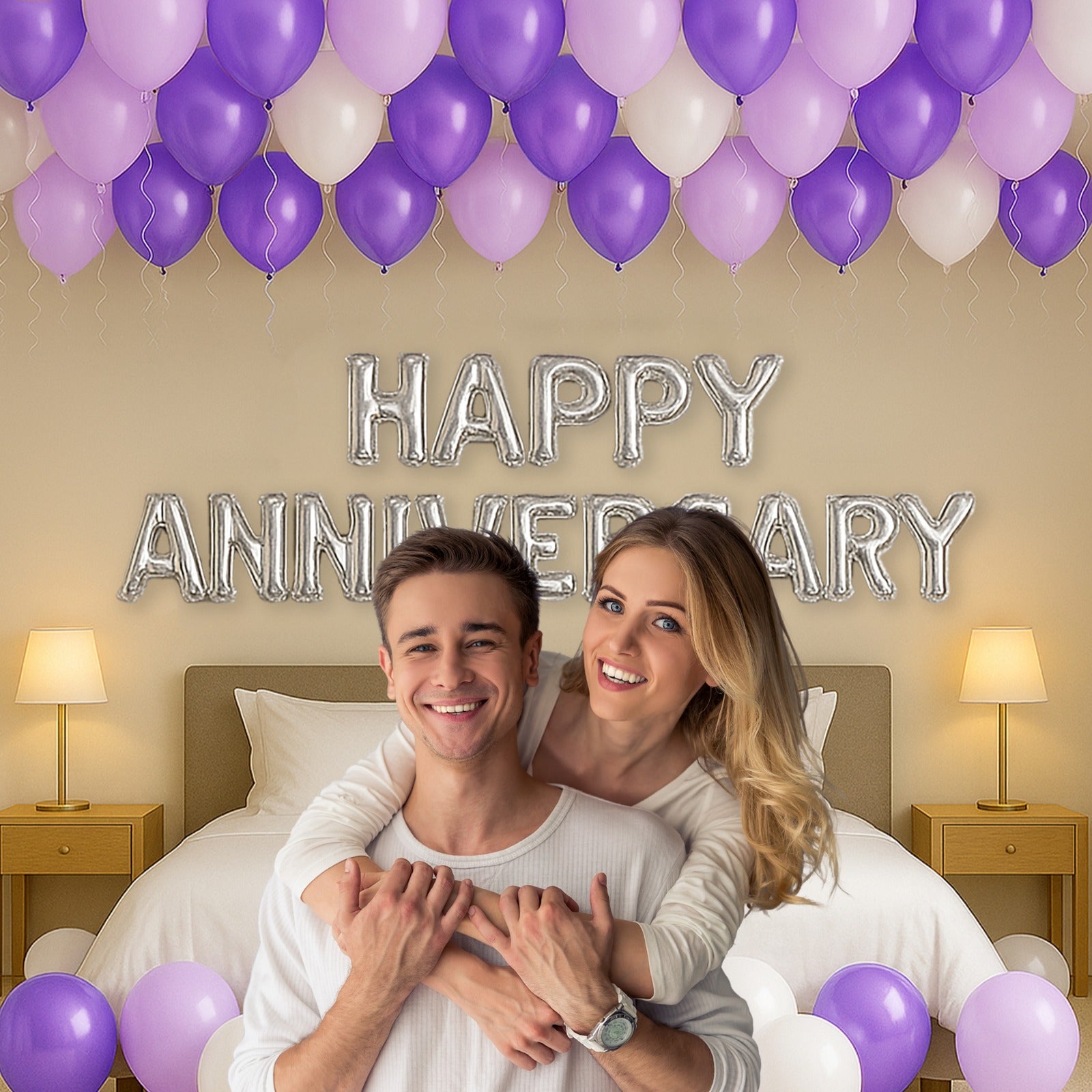 Purple Anniversary DIY Decoration Kit
