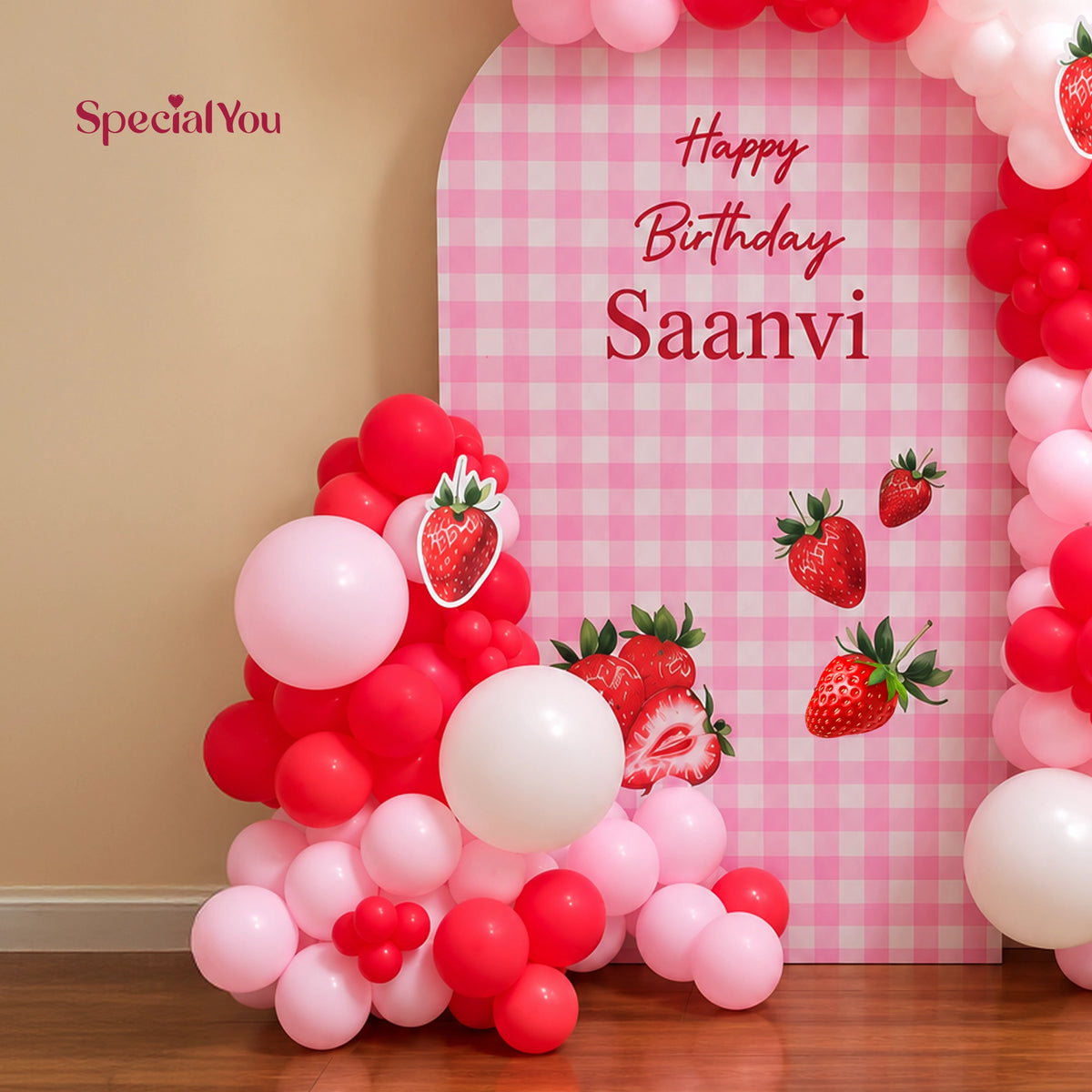 Berry Blossom Balloon Birthday Decoration