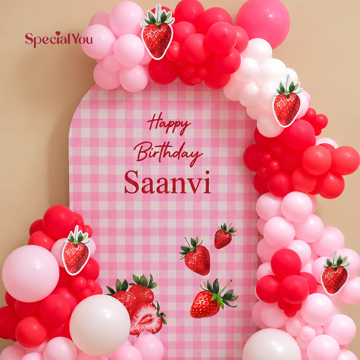 Berry Blossom Balloon Birthday Decoration