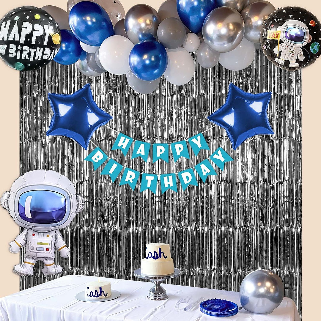 Astronaut Foil Balloons party decoration for kids