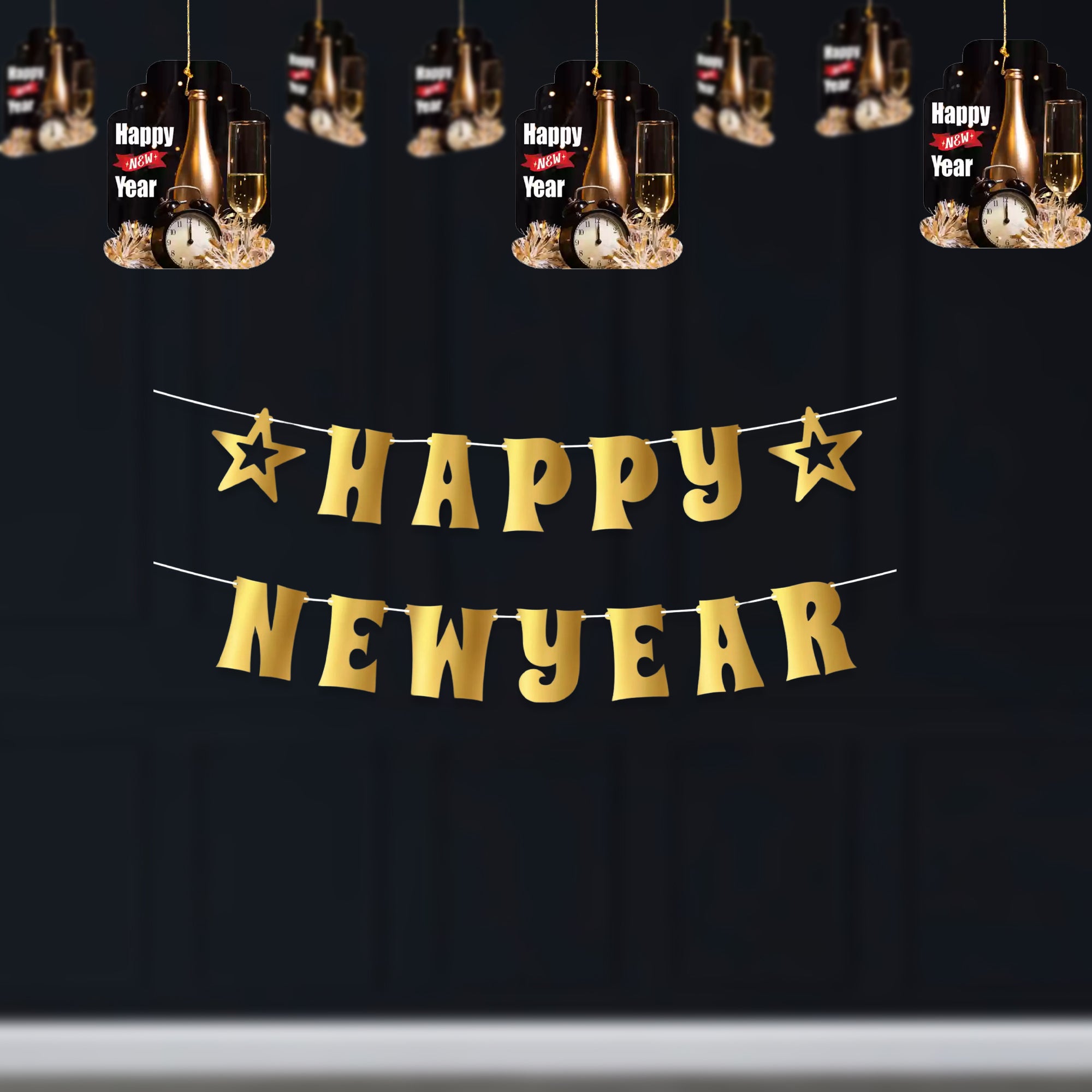 Happy New Year Wall Hanging and Banner