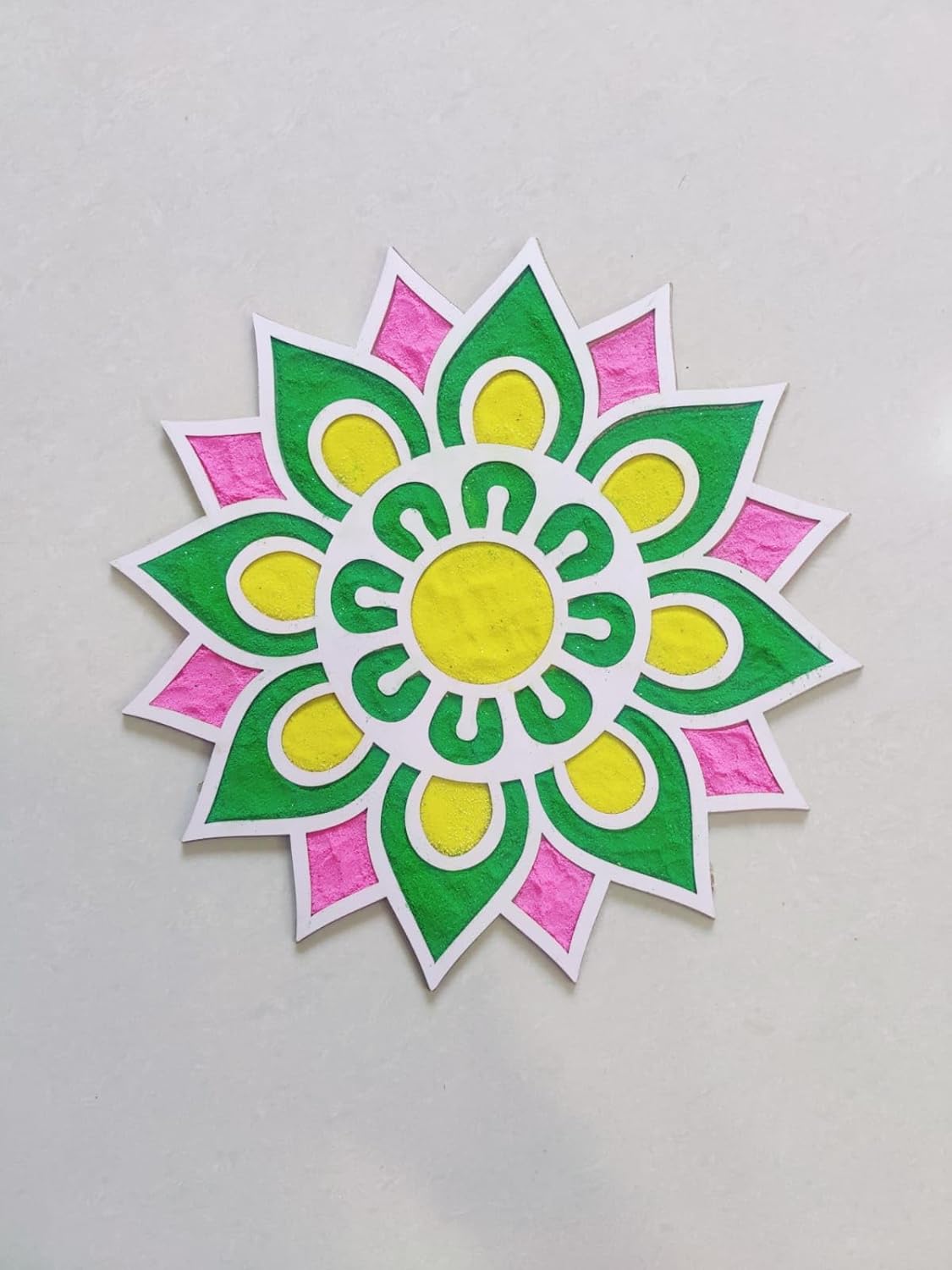 Flower Rangoli making tool