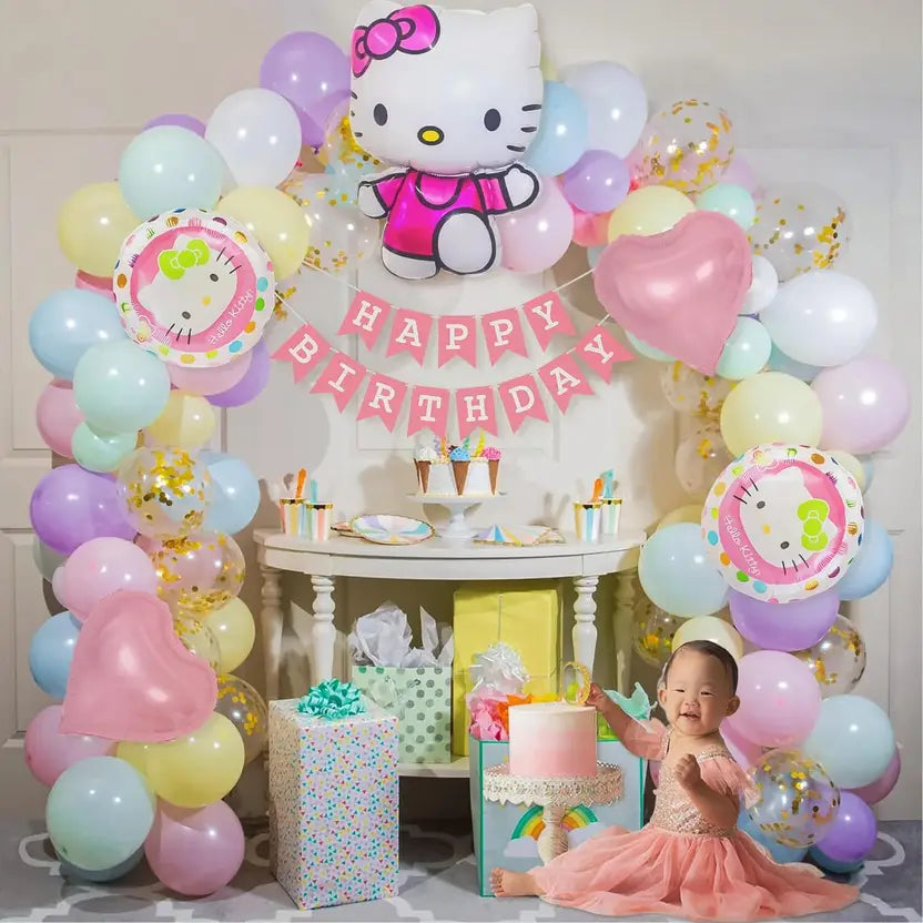 Hello Kitty Birthday Decoration kit-59pcs