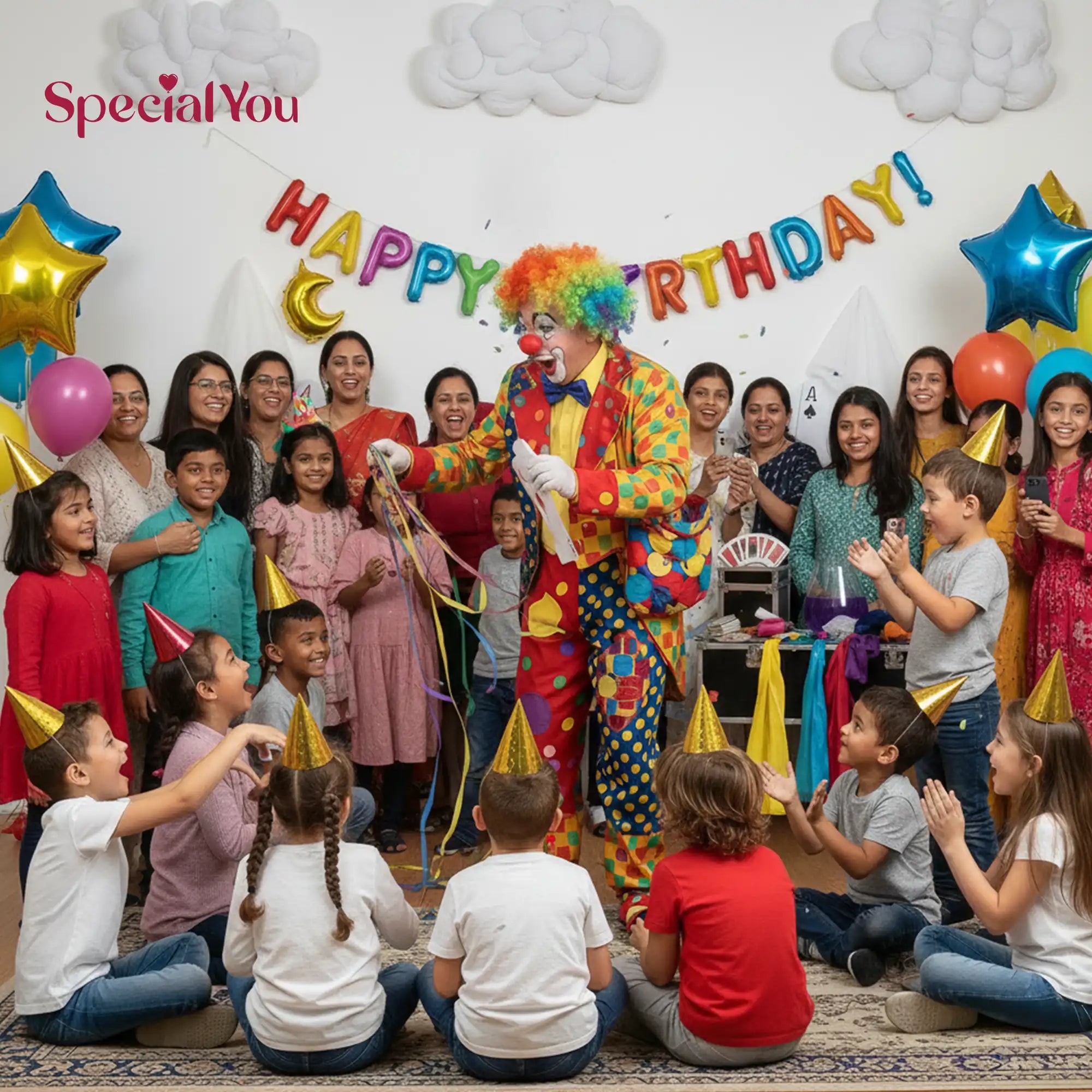 Clown Magic Show For Birthday Party in Bangalore