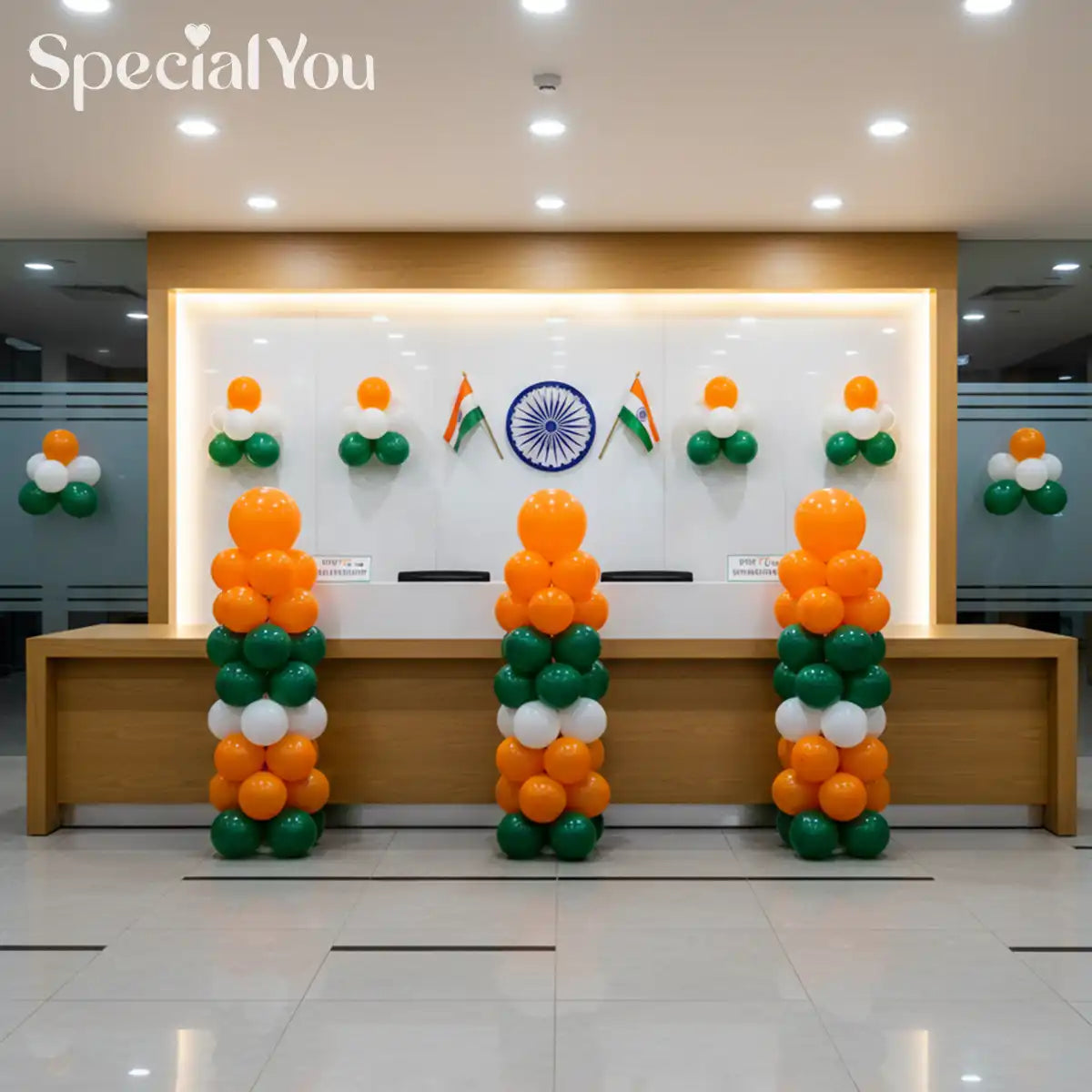 Tricolour Pride Office Decor