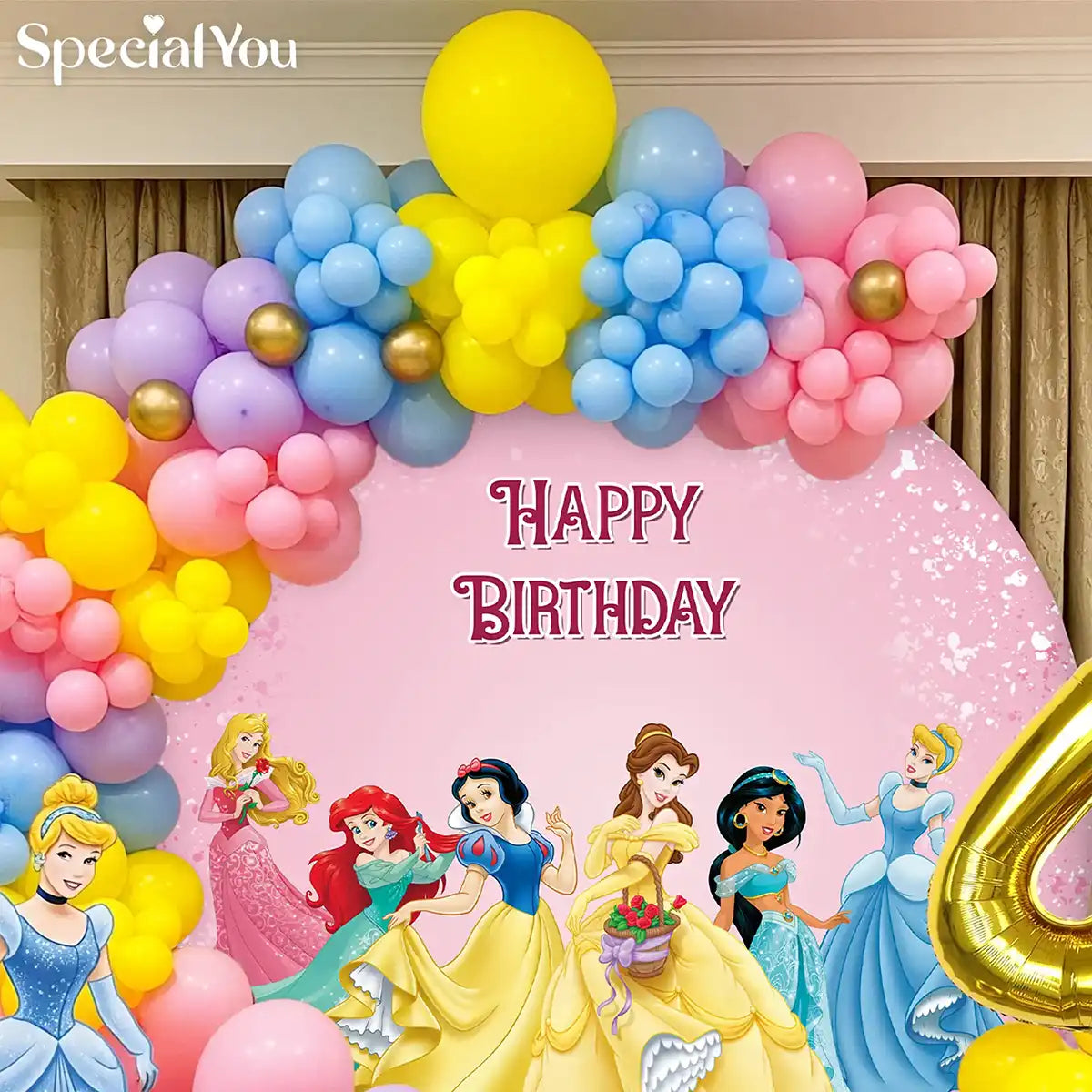 Princess Theme Ring Balloon Decor