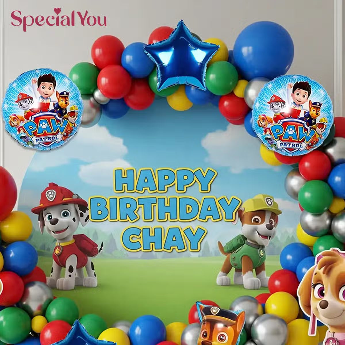 Paw Patrol Ring Balloon Decor