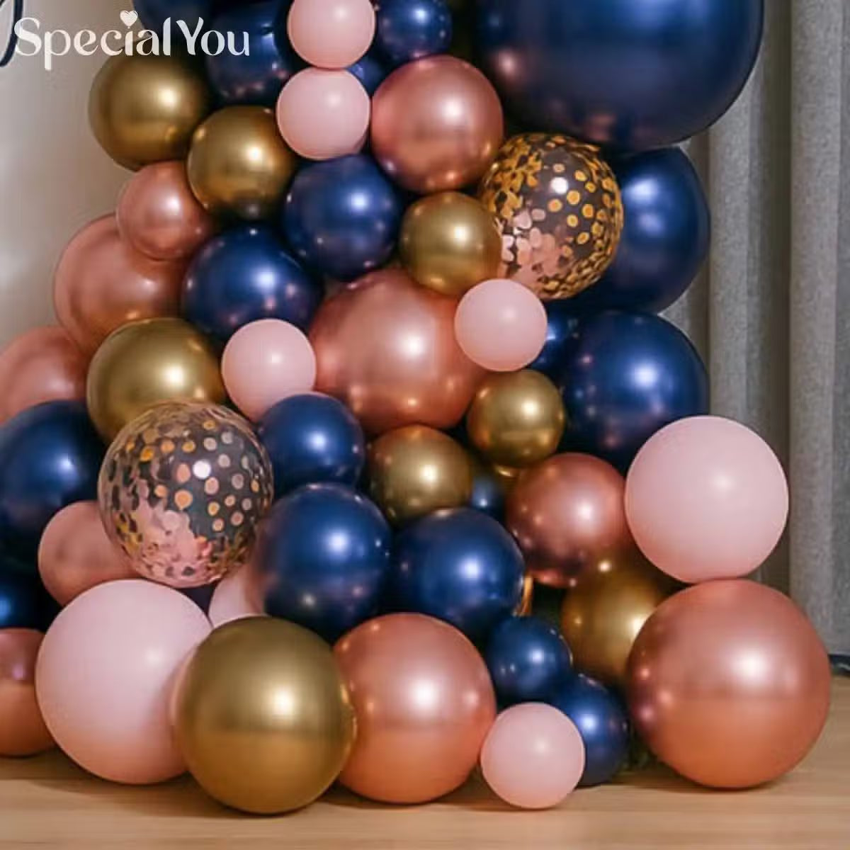 Rustic Brown Balloon Birthday Decor