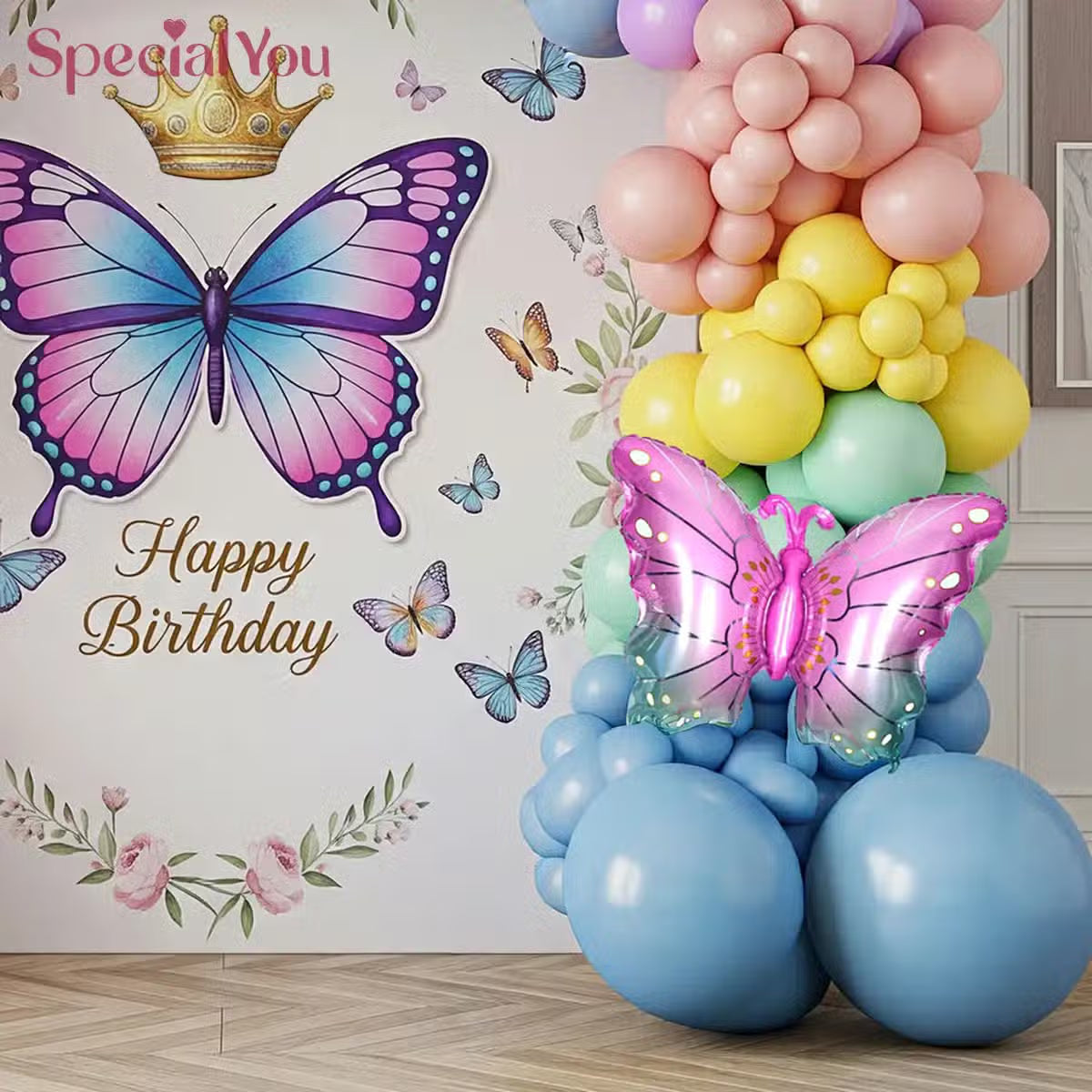 Butterfly Theme Birthday Decoration
