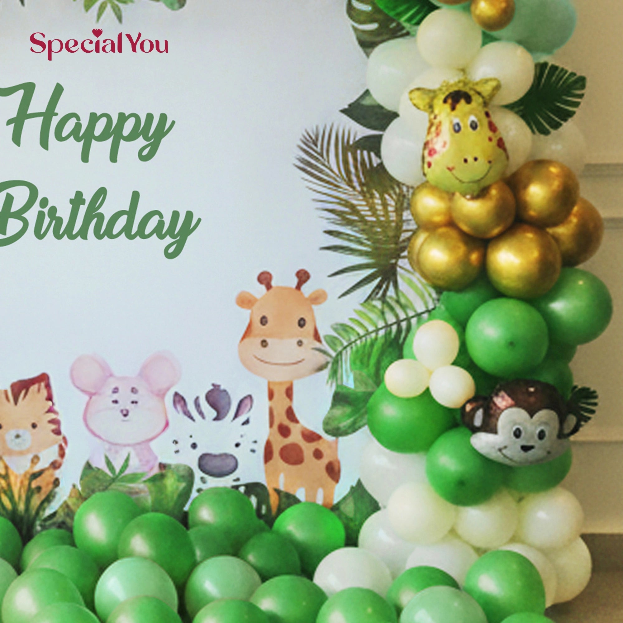 Wild Jungle Theme Birthday Party Decor
