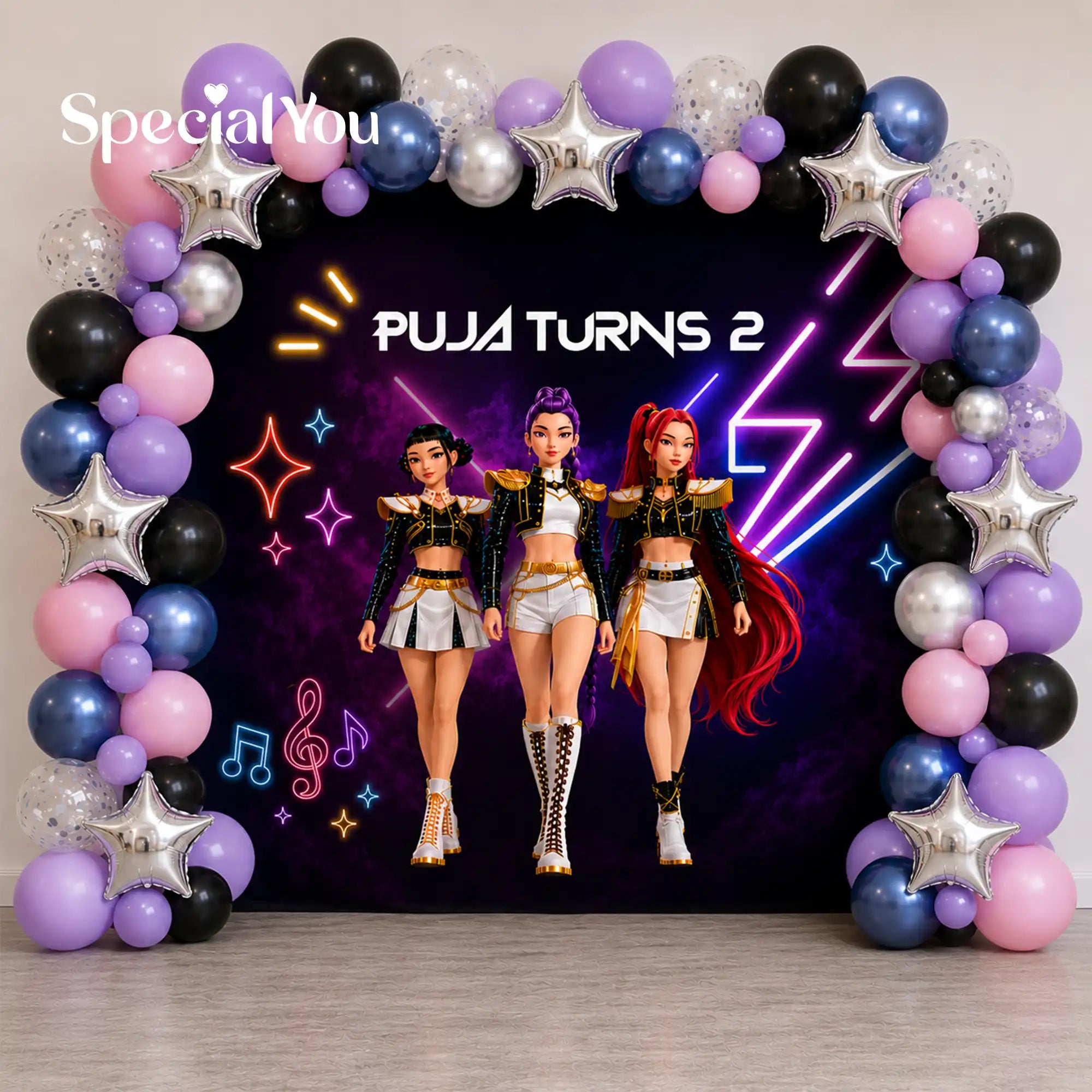 K-Pop Theme Birthday Decoration