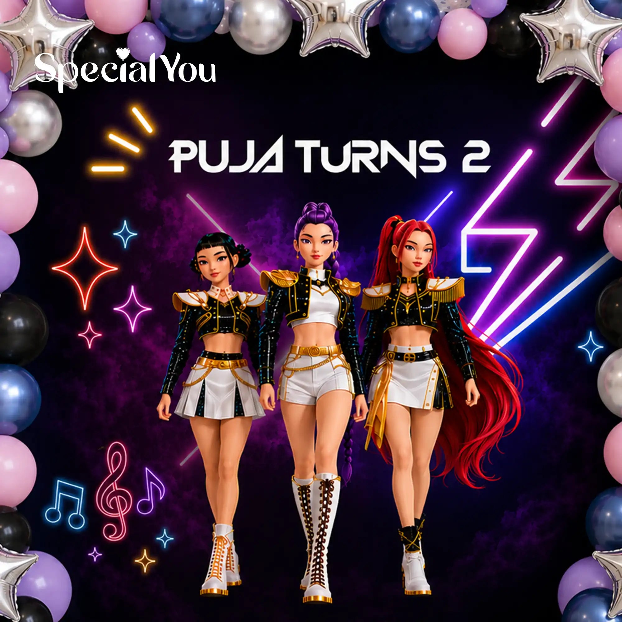K-Pop Theme Birthday Decoration