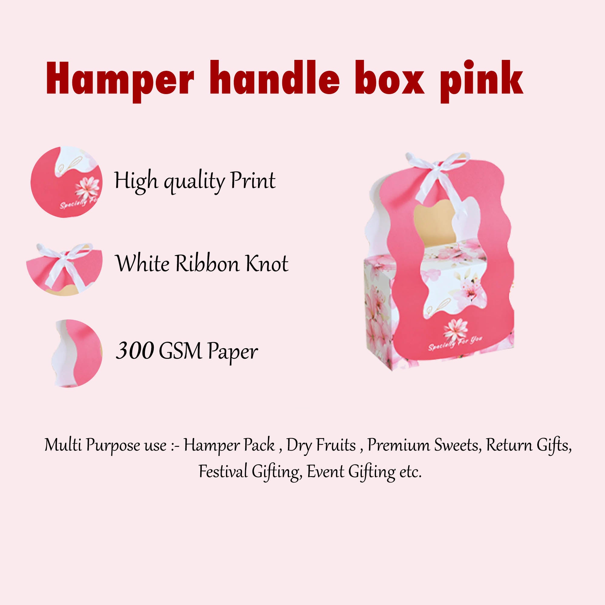 Pack of 10 Hamper Box for Gift