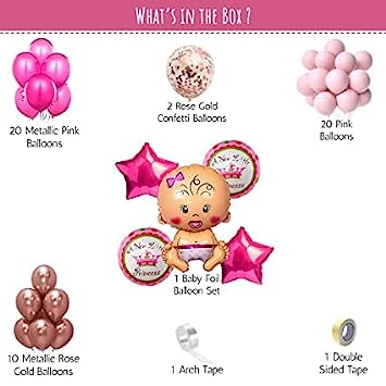 Welcome Baby theme DIY Decoration kit for Girls