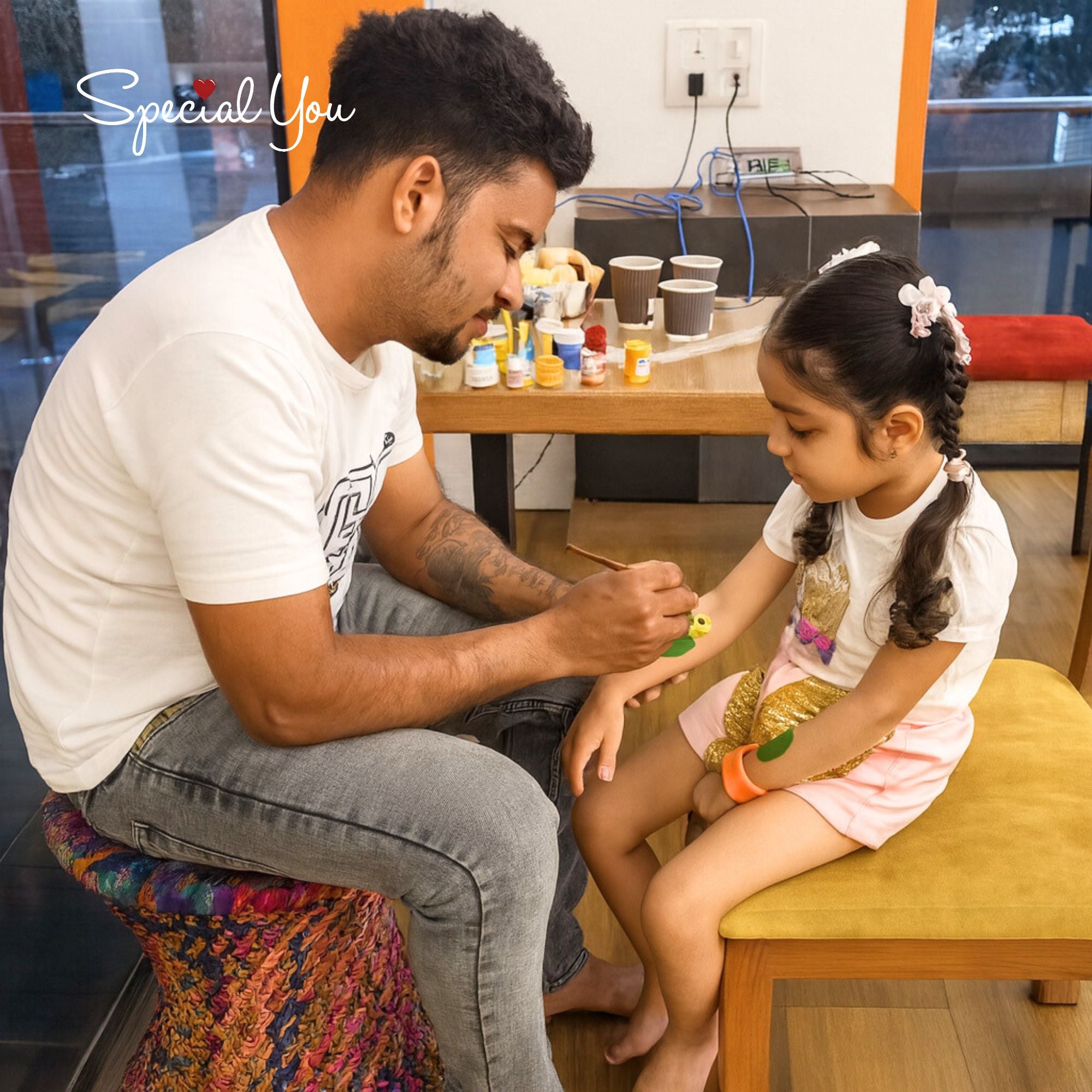 Tattoo Artist for Kids Birthday Party