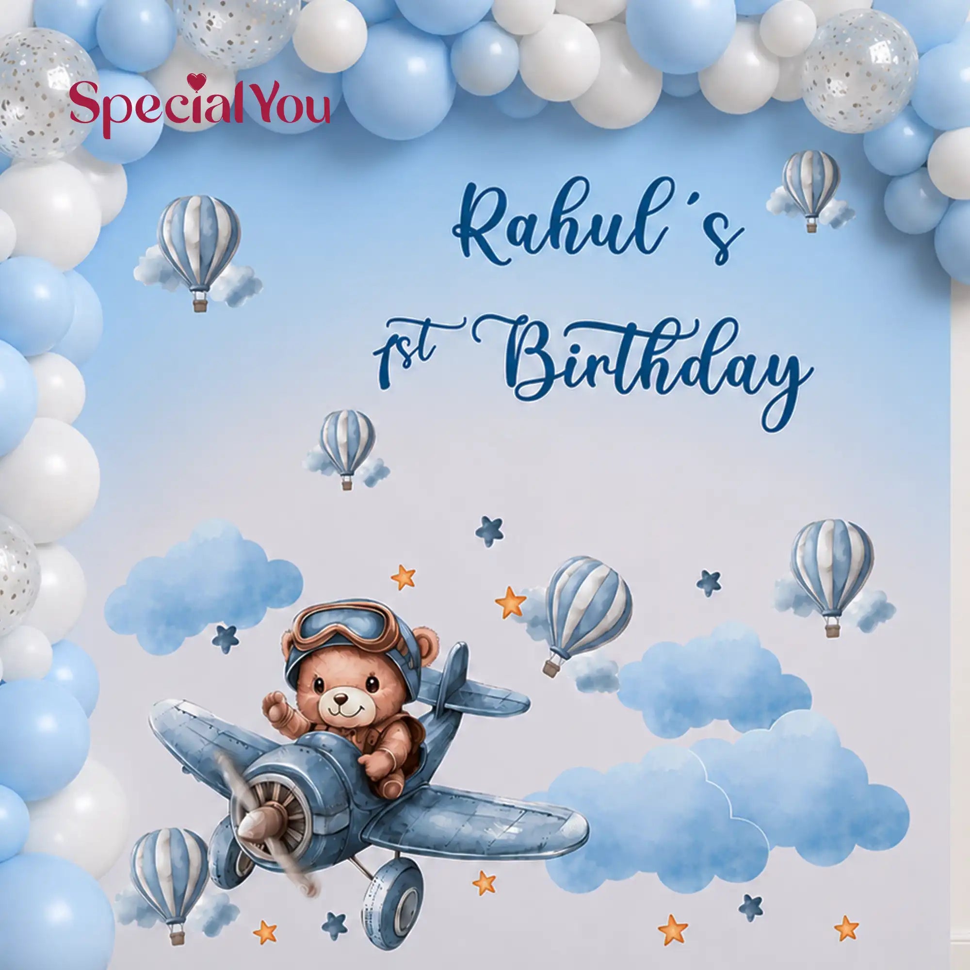 Little Pilot Theme Birthday Decoration