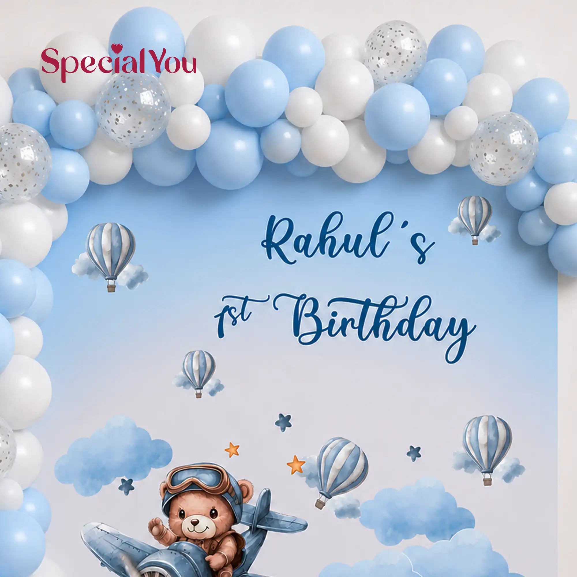 Little Pilot Theme Birthday Decoration